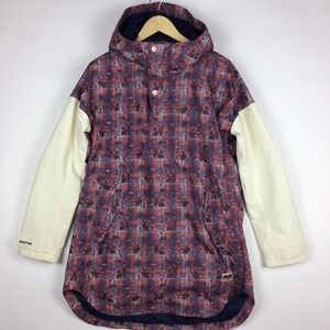 Burton Snow Jacket Womens‎ Small Chuteout Anorak Snowboarding Skiing Winter
